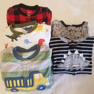 Carter's Footed Pajama Bundle 3T